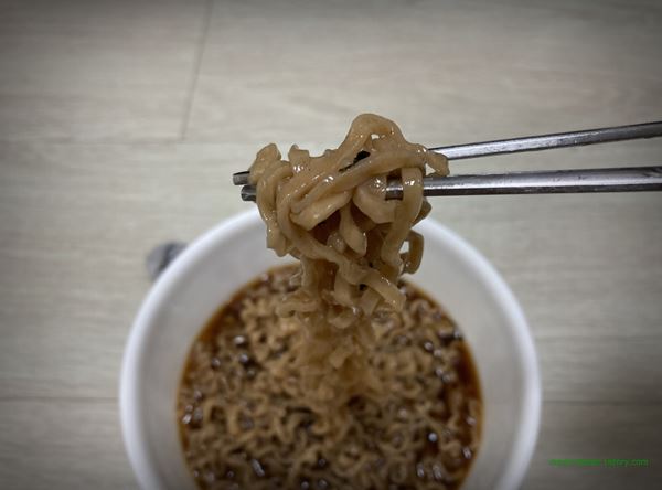 풀무원 자연건면 메밀소바 냉면 라면 (2022년 7월) 부먹(물냉면) 조리 후