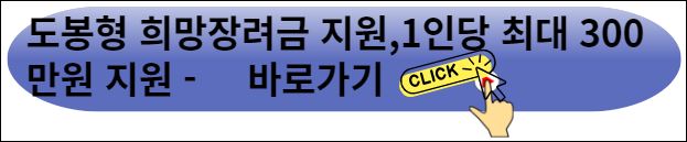 도봉형 희망장려금 지원 바로가기