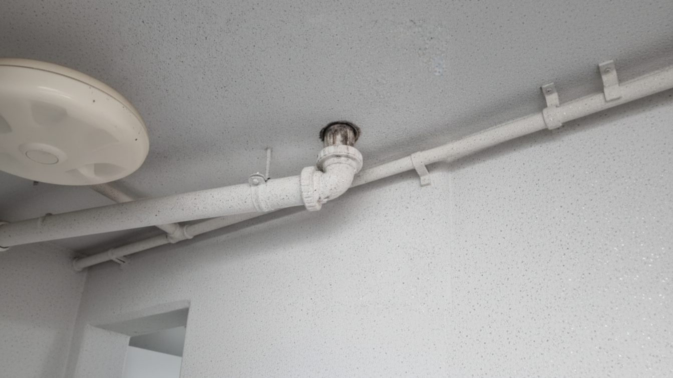 베란다 우수관 불량