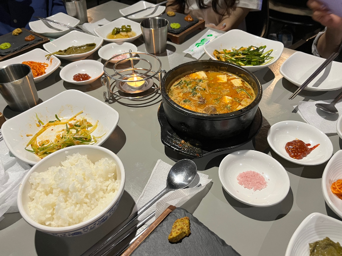 기본 상차림 및 양념장