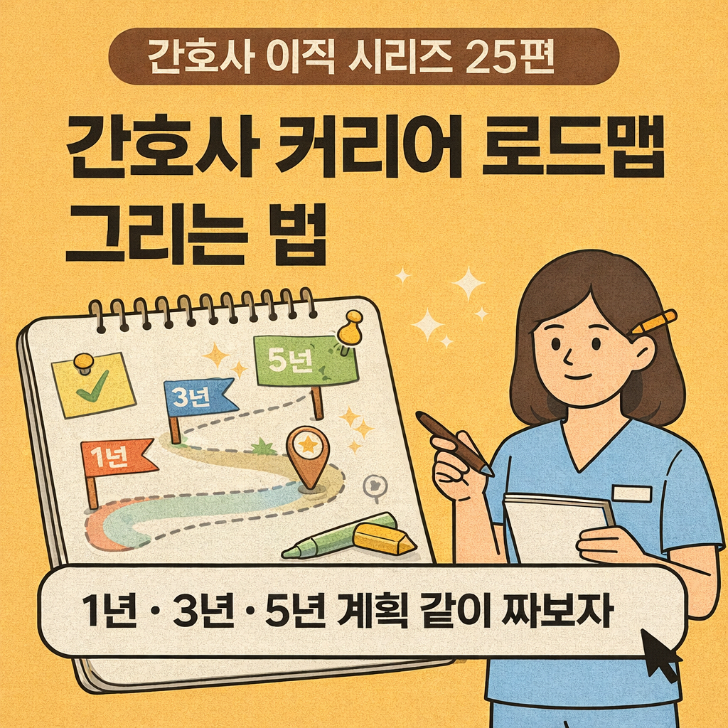 🩺간호사 이직 시리즈 25편: 간호사 커리어 로드맵 그리는 법