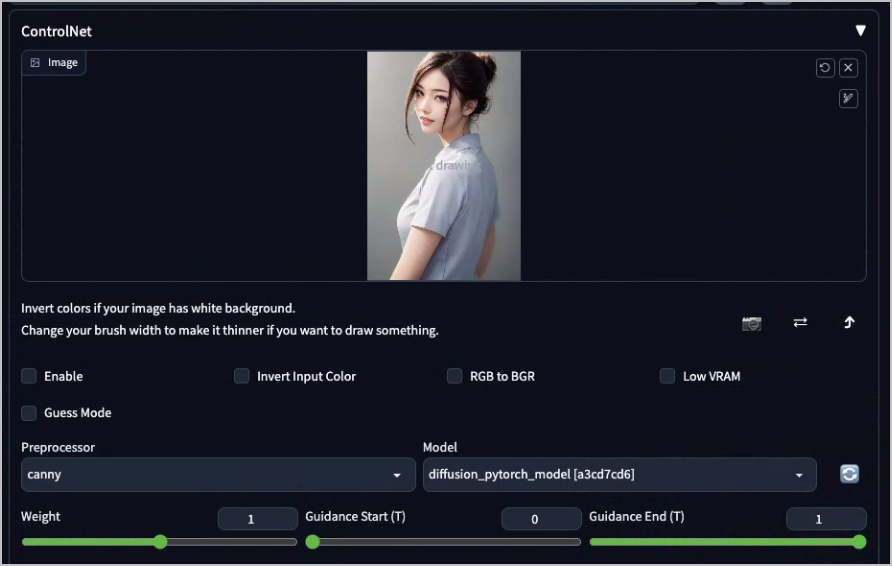controlnet 이미지 업로드