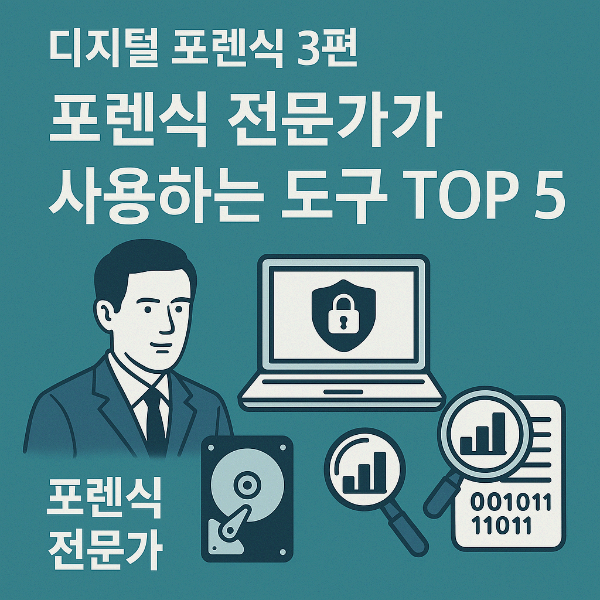 포렌식 전문가가 사용하는 도구 TOP 5