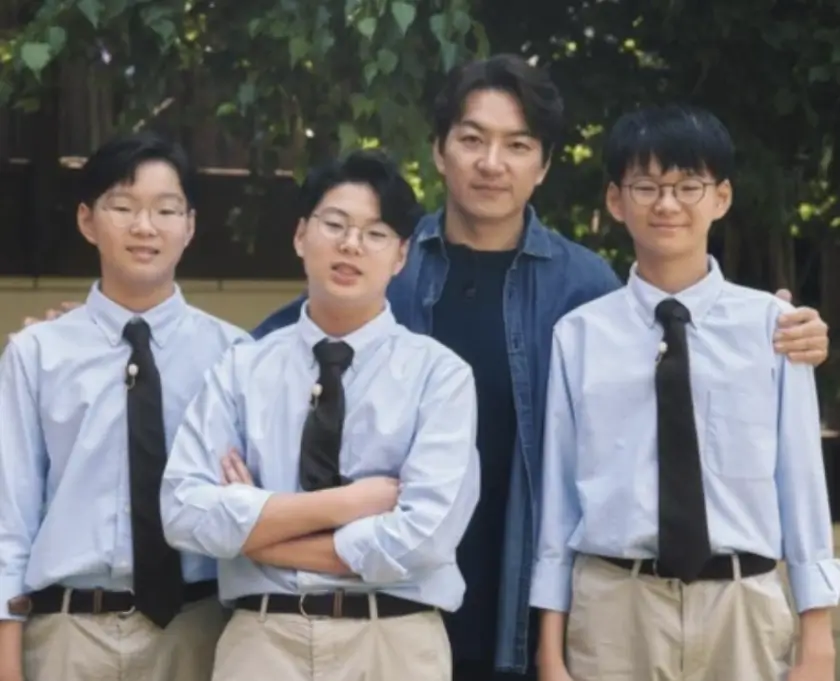 송일국과 삼둥이