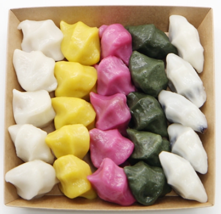 한국의 떡 종류 고치떡-송편