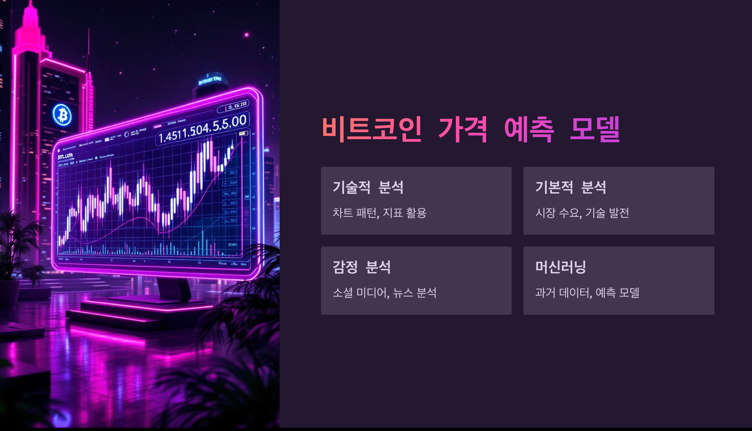 비트코인 가격 예측 모델: 전문가들의 분석과 차트 해석