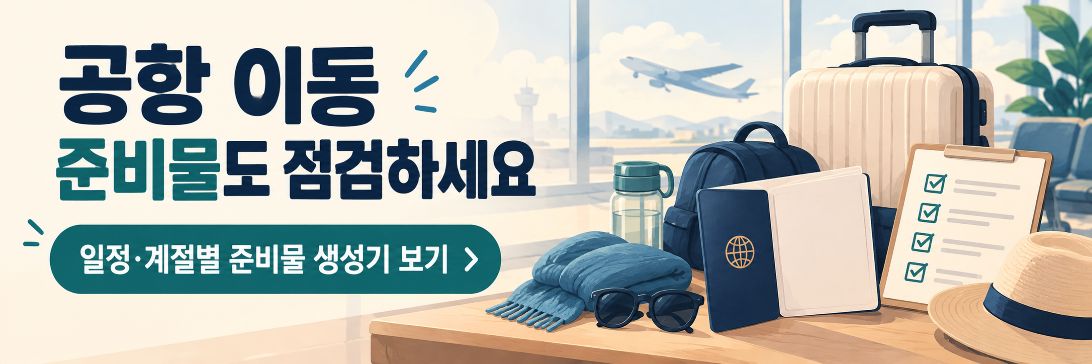 공항까지 자가용·공항버스 비용 비교 - 주차일수별 이동비 계산기
