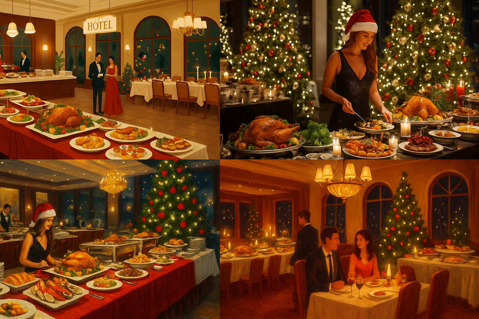 크리스마스 호텔 디너 뷔페 예약 완벽 가이드|타이밍·가격·좌석·드레스코드·할인 팁