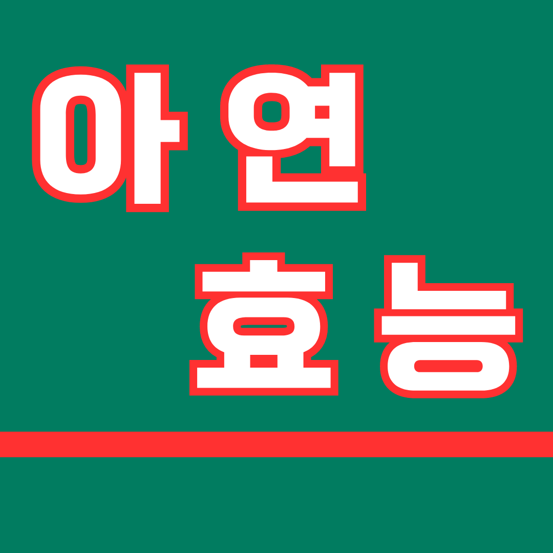 아연 효능