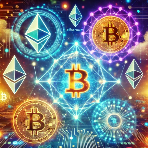 암호화폐 관련 이미지