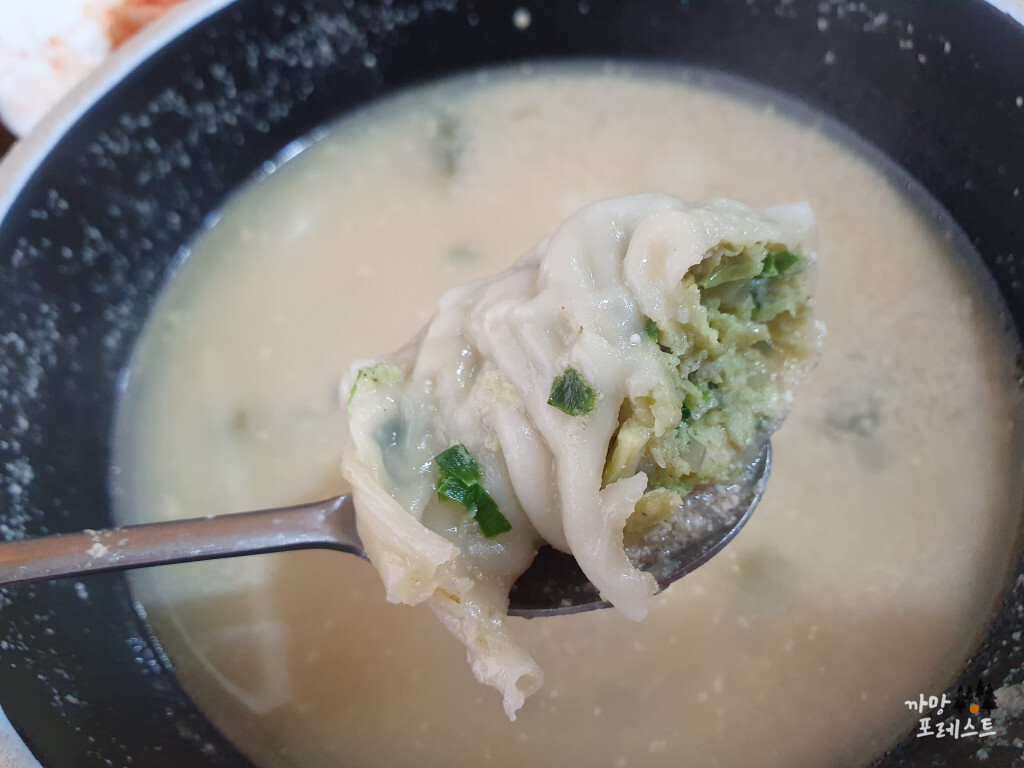 정선 수제비가 만두