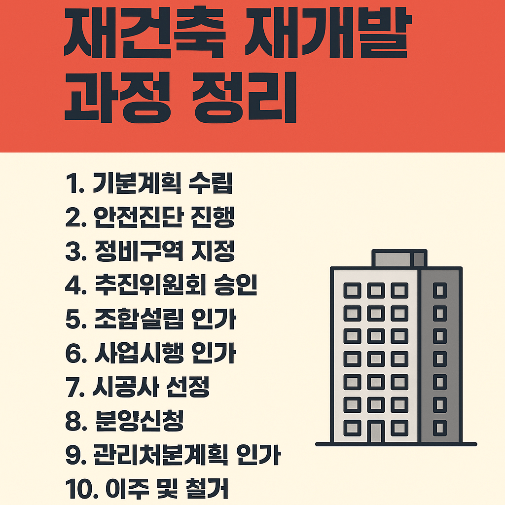 재건축 재개발 과정
