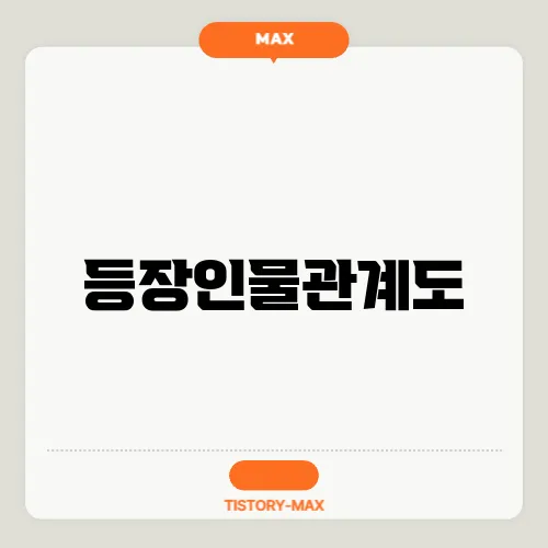 등장인물관계도