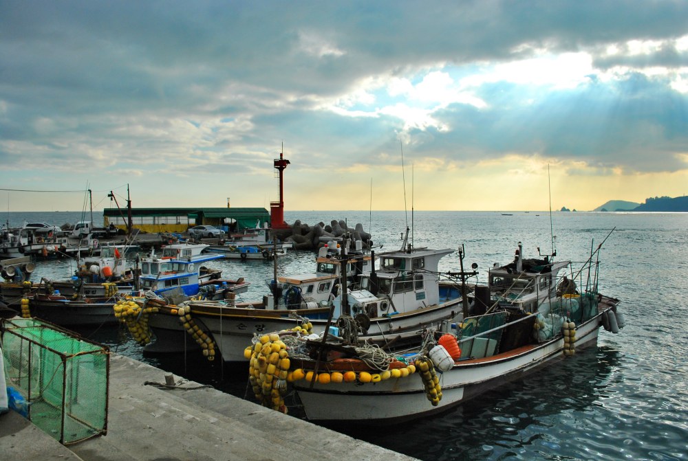 해운대 미포항 풍경