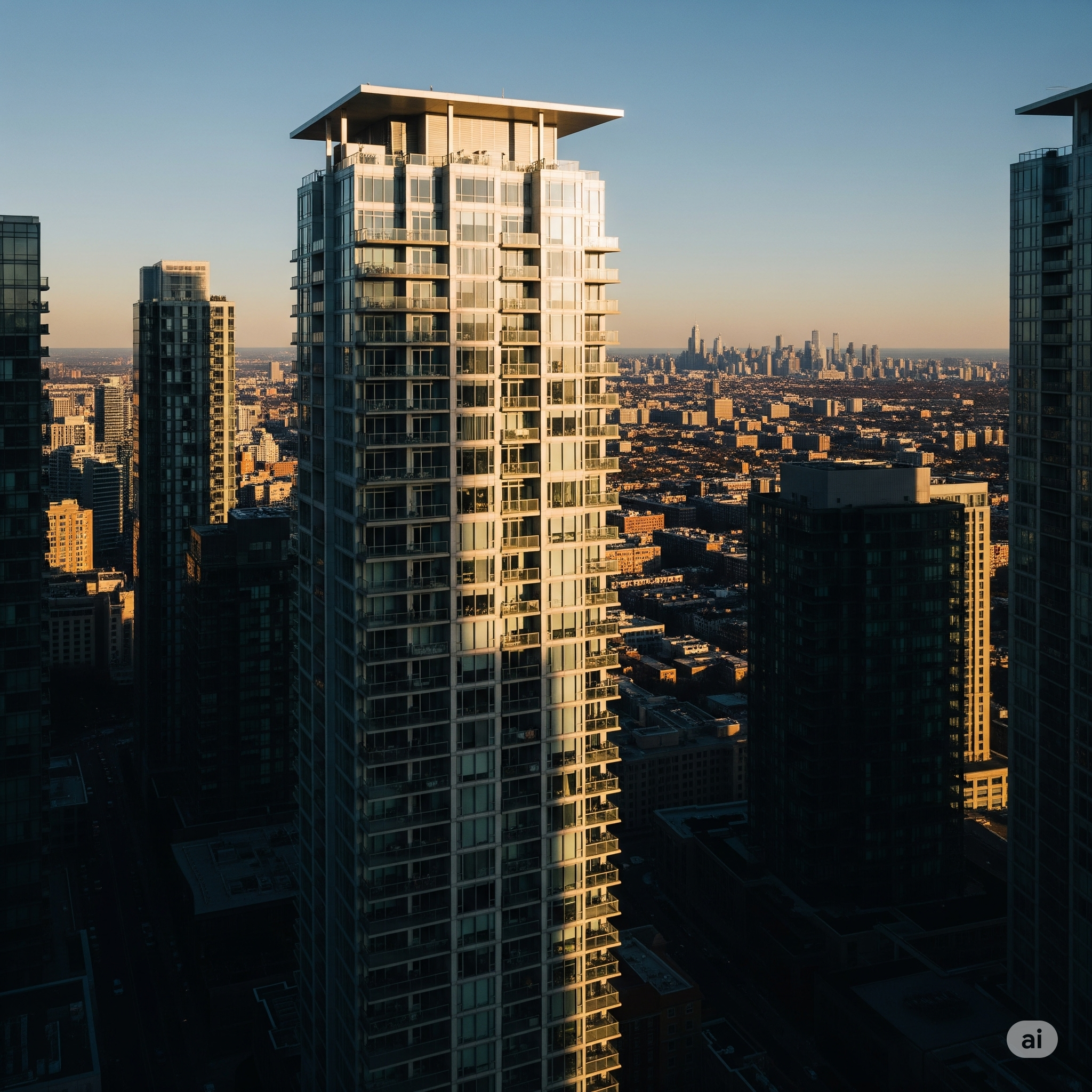 아파트 마이크로 양극화, 조망권과 일조권에 따른 아파트 가격 차이가 있는 아파트 모습
