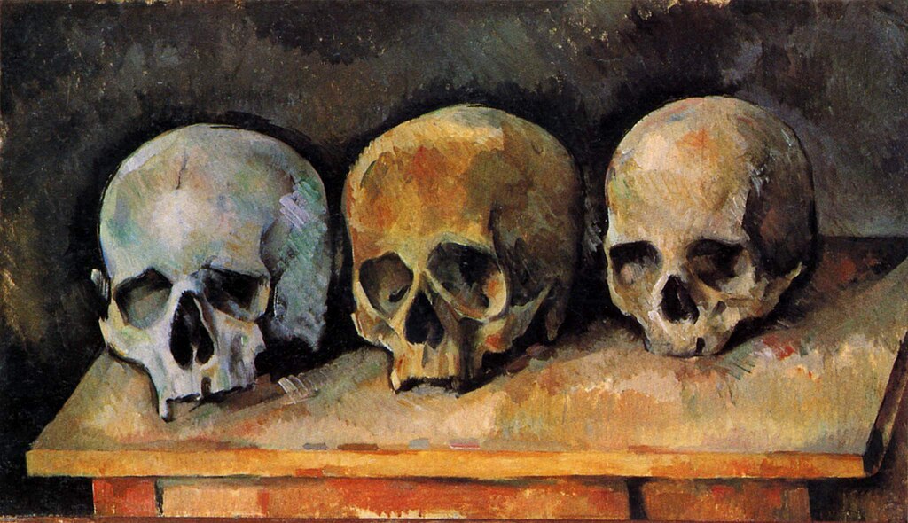 폴 세잔 『세 개의 해골 (Three Skulls)』,이미지