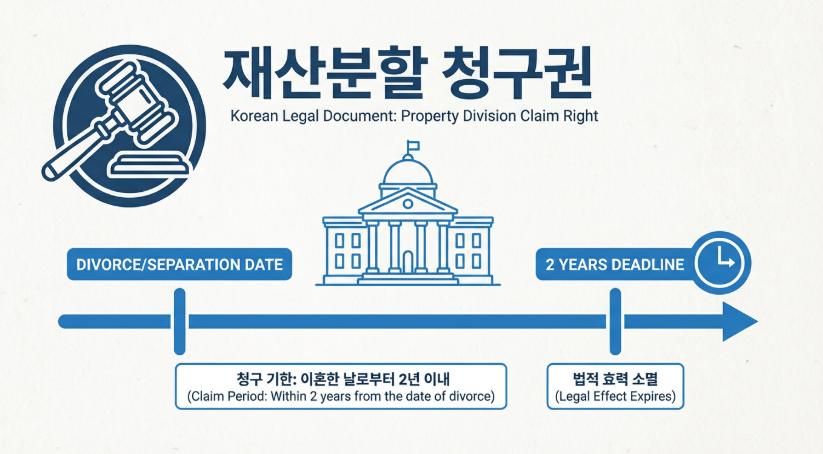 재산분할 청구권 2년 제척기간 법정 요건 이미지