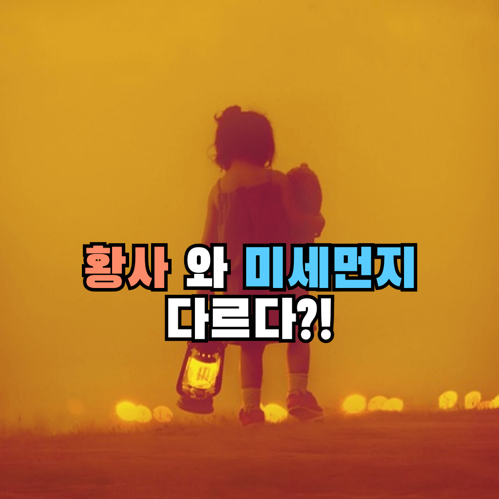 황사와 미세먼지는 다르다?!: 황사비는?