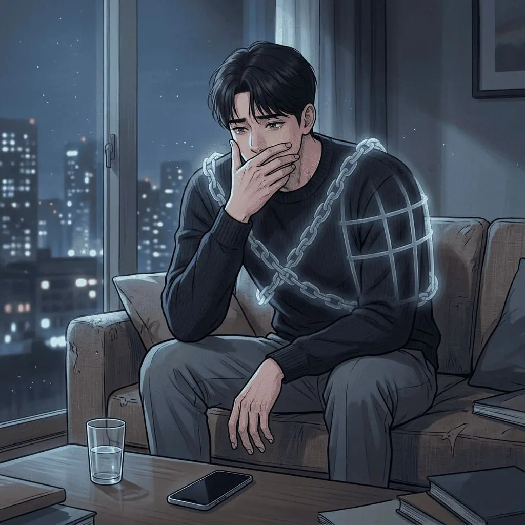 회피형 남자 심리, 감정 억압, 이별 후 침묵, 후폭풍 심리 (Avoidant man psychology, emotional suppression, post-breakup silence, aftershock psychology)