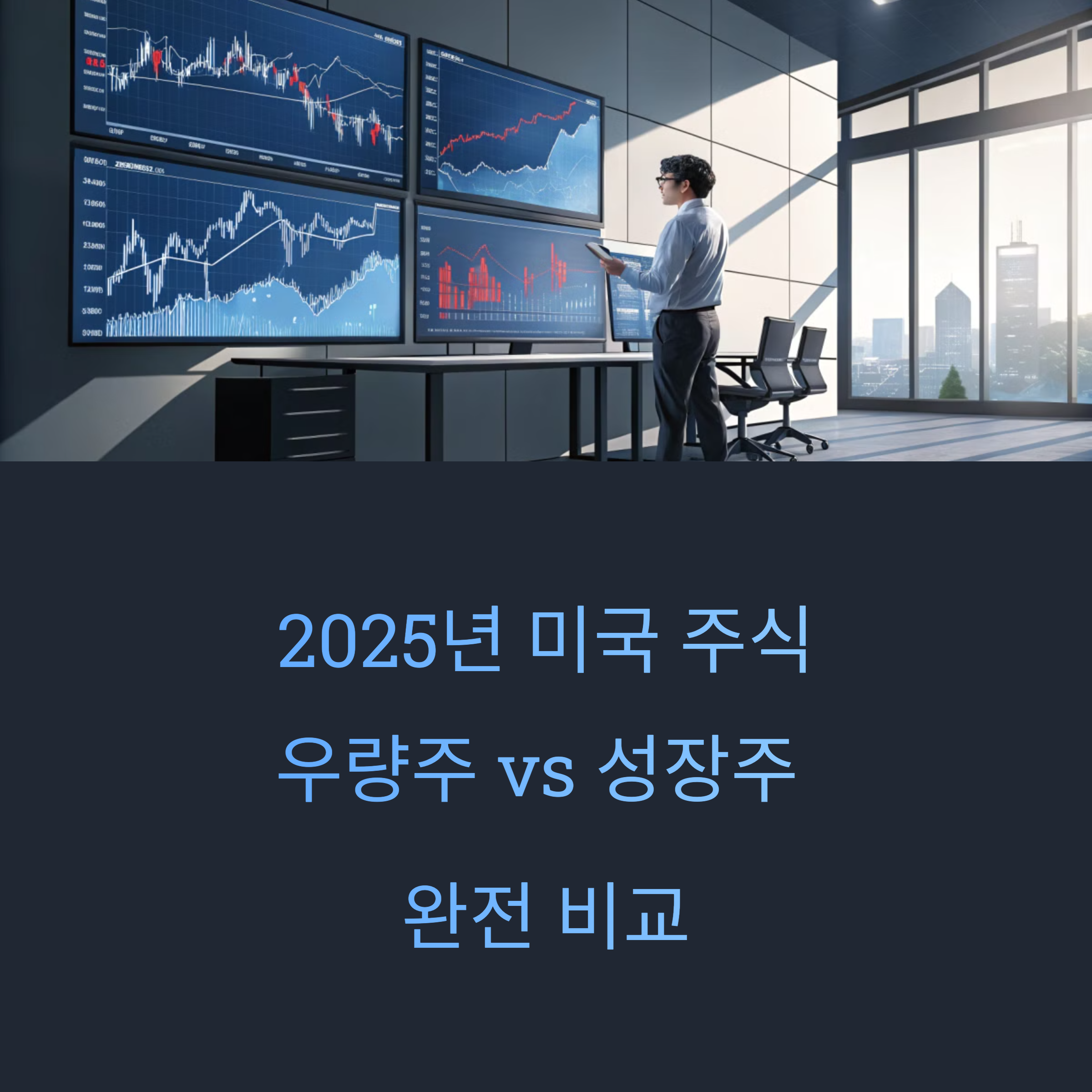 미국 우량주 vs 성장주