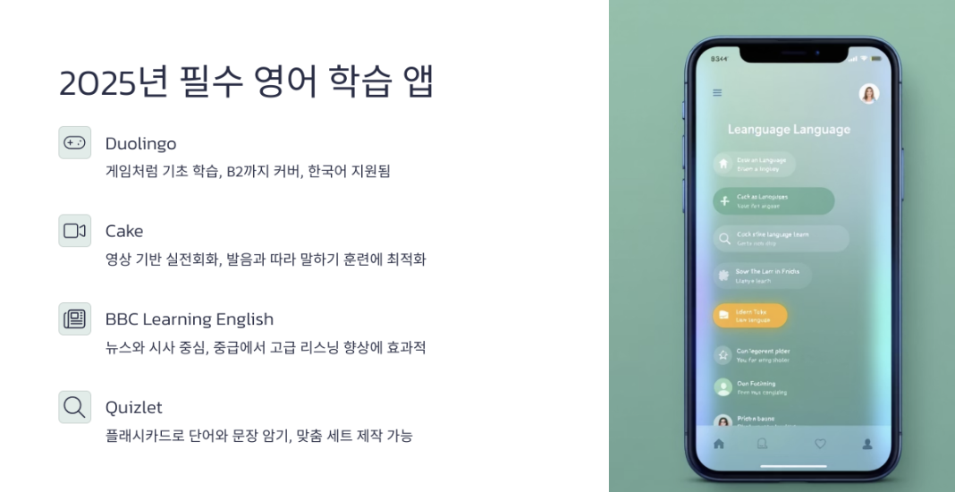 필수 영어 앱