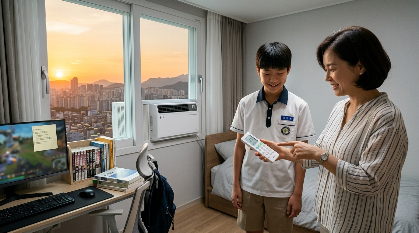 작은방 에어컨 전기세 절약법