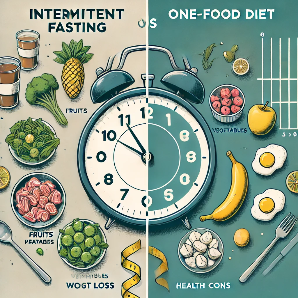 간헐적 단식 vs 원푸드 다이어트