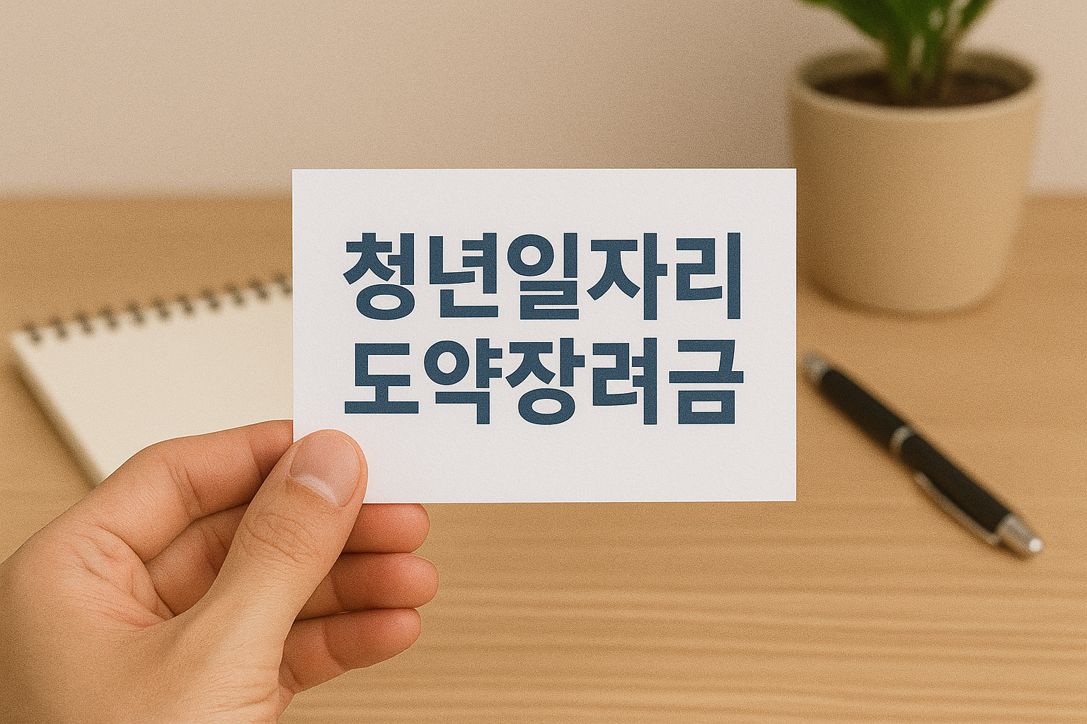 청년일자리 도약장려금