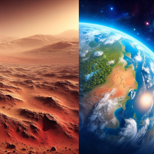 화성과 지구 환경 비교