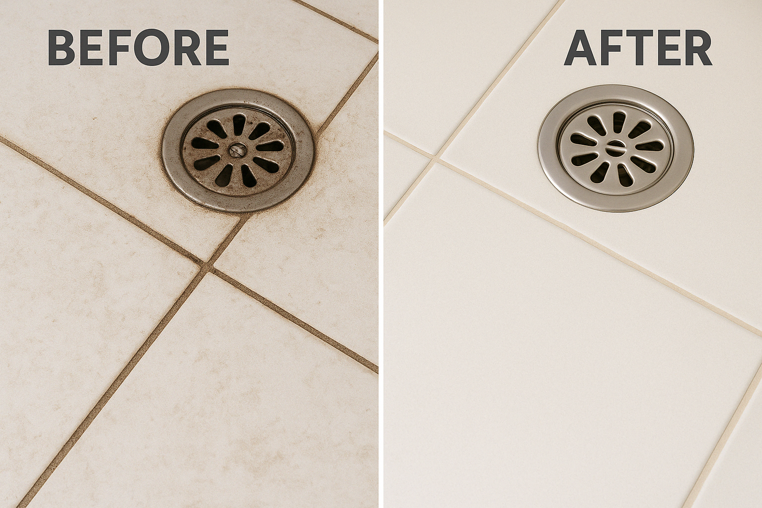 욕실 화장실 청소 전후