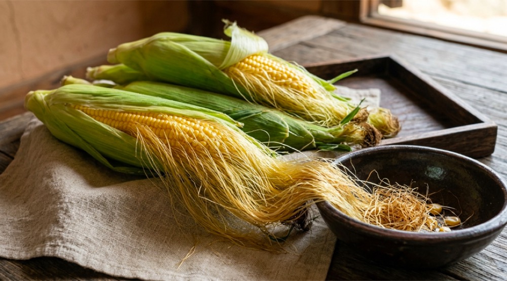 옥수수 수염차 효능 신선한 수염