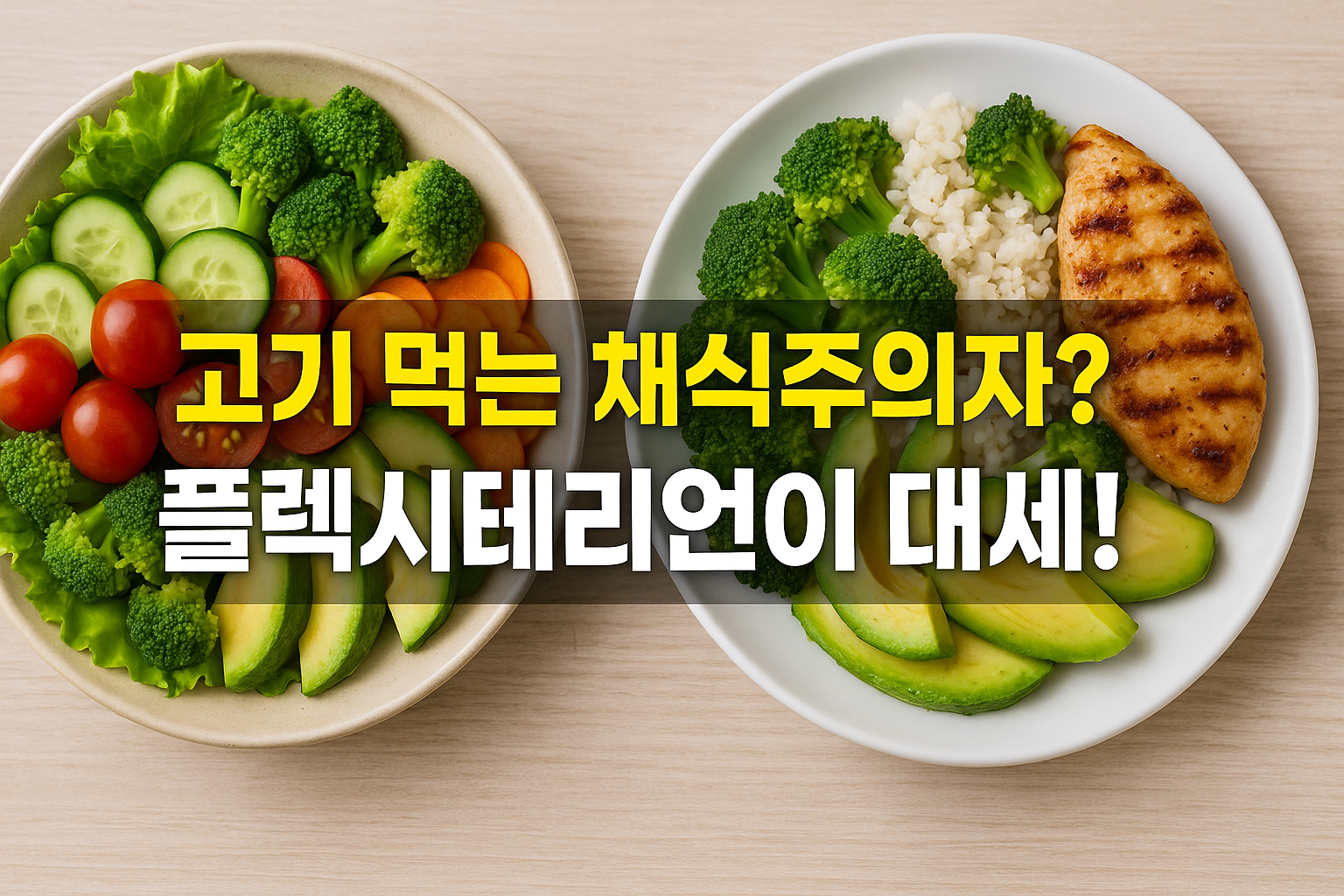 고기 먹는 채식주의자 플렉시테리언이 대세