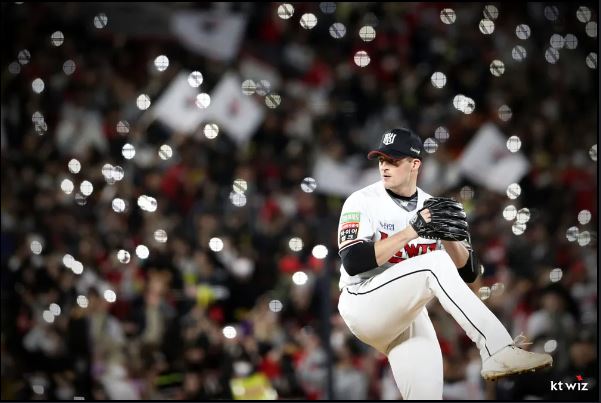 kt wiz 외국인투수 웨스 벤자민 야구선수