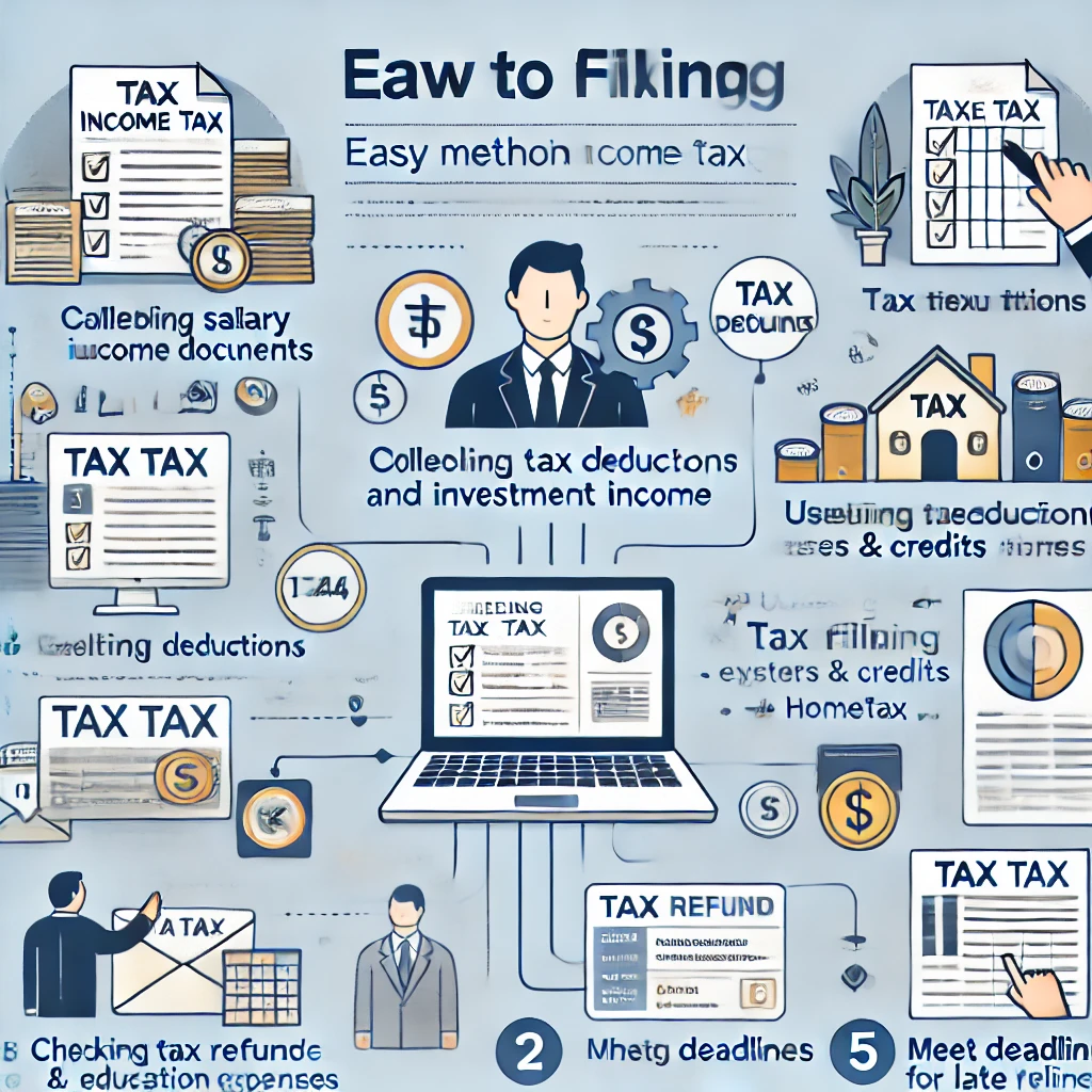 [세무실무] 소득세 신고 쉽게 하는 방법