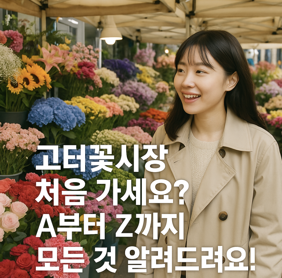 고터꽃시장 처음 가세요? A부터 Z까지 모든 것 알려드려요!