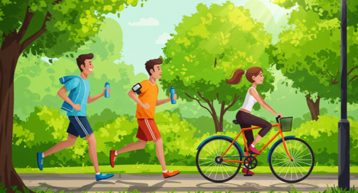 여름철 실외 운동