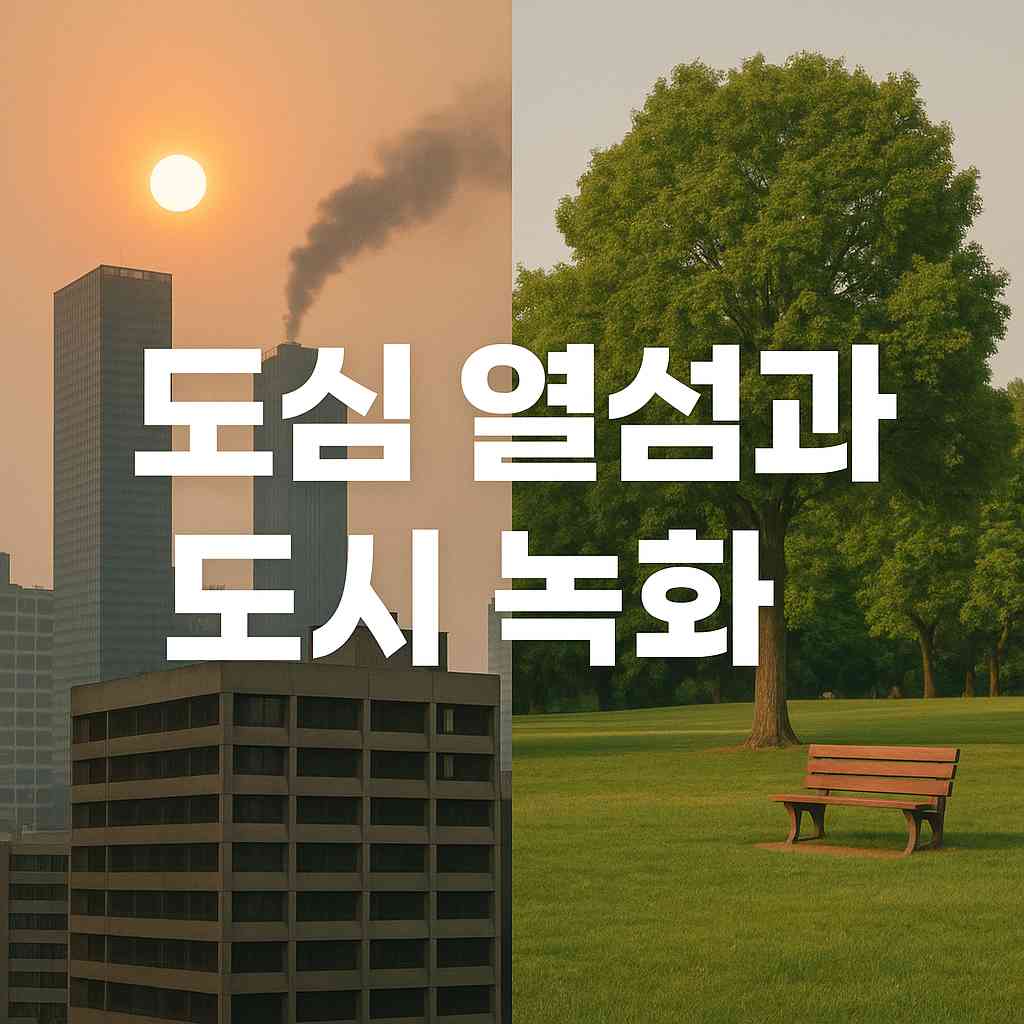 도심 열섬 현상과 이를 줄이기 위한 도시 녹화 전략