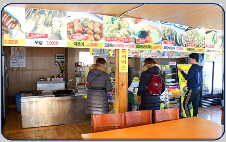 설악 온천 사계절 눈썰매장