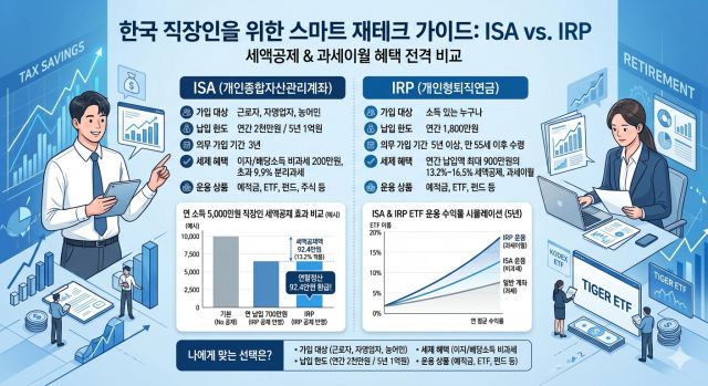 ISA와 IRP 절세 계좌 차이 비교 및 연말정산 투자 전략 이미지