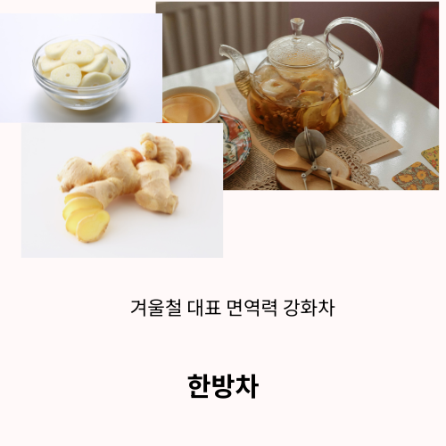 겨울 면역력 높이는 법? 소한 절기 한방차 가 답입니다