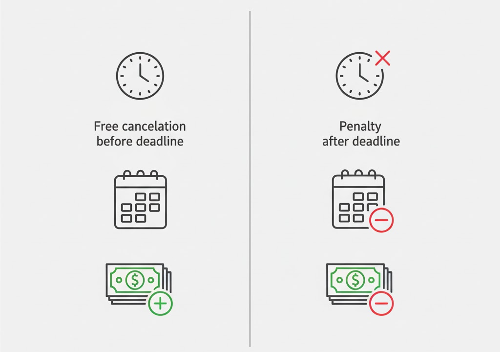 아고다 예약 취소, 체크인 하루 전 환불 가능할까? 무료취소 마감&middot;부분환불&middot;비환불 예외요청까지