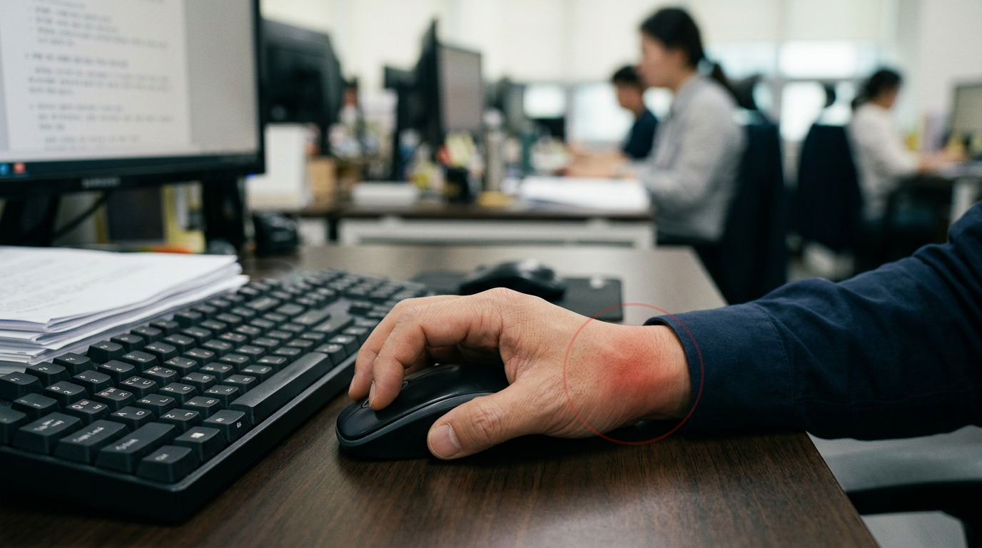 손목보호 마우스패드 추천 이유, 손목 통증