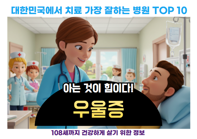 대한민국에서 우울증 치료 가장 잘하는 병원 TOP10, 질병코드