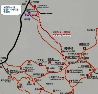북한산 등산코스 및 등산지도 안내_4