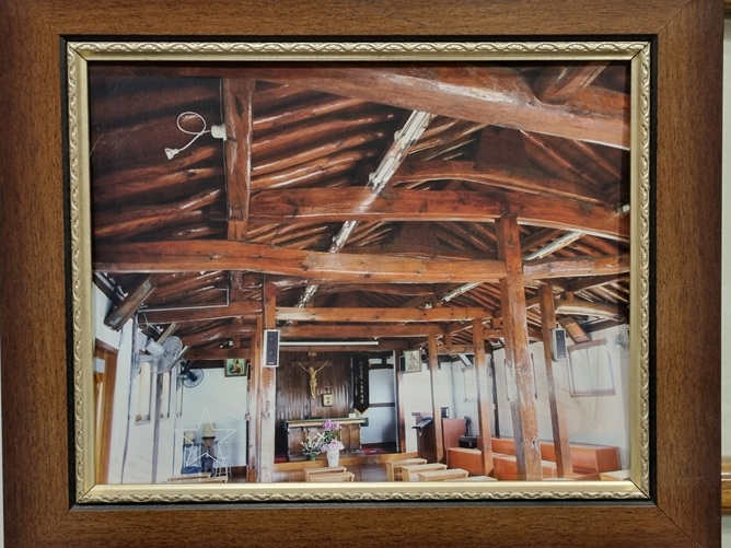 행주성당 성전 내부 예전 모습 사진