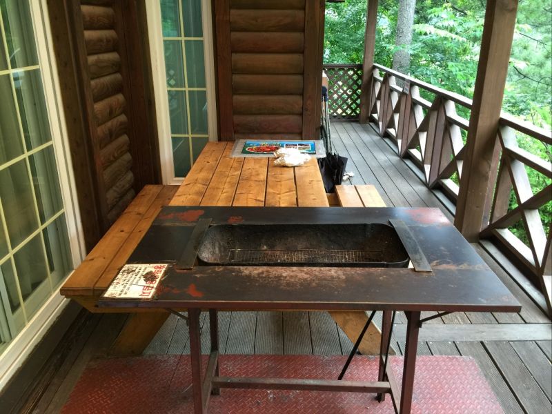 직접 찍은 강씨봉 자연휴양림 숲속의 집 캐노피 바베큐시설