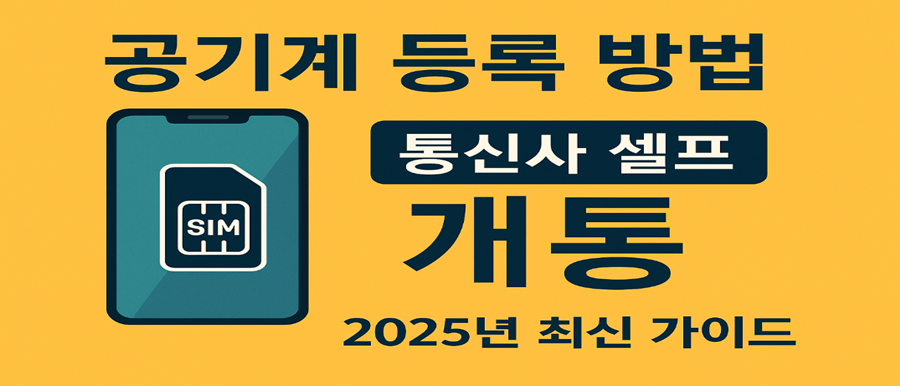 공기계 등록 방법 총정리