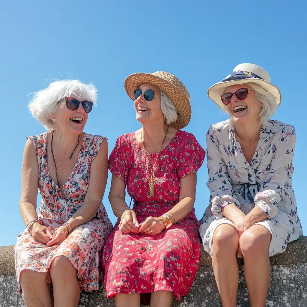 노인 일자리가 확대되서 기쁜 할머니들