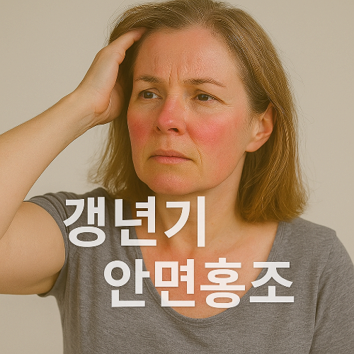 갱년기 안면홍조 증상과 치료법 (+ 갱년기 안면홍조에 좋은 건강식품)