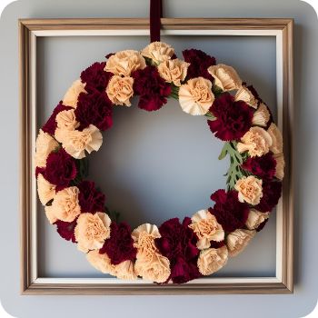 말린 카네이션 리스 만드는 법